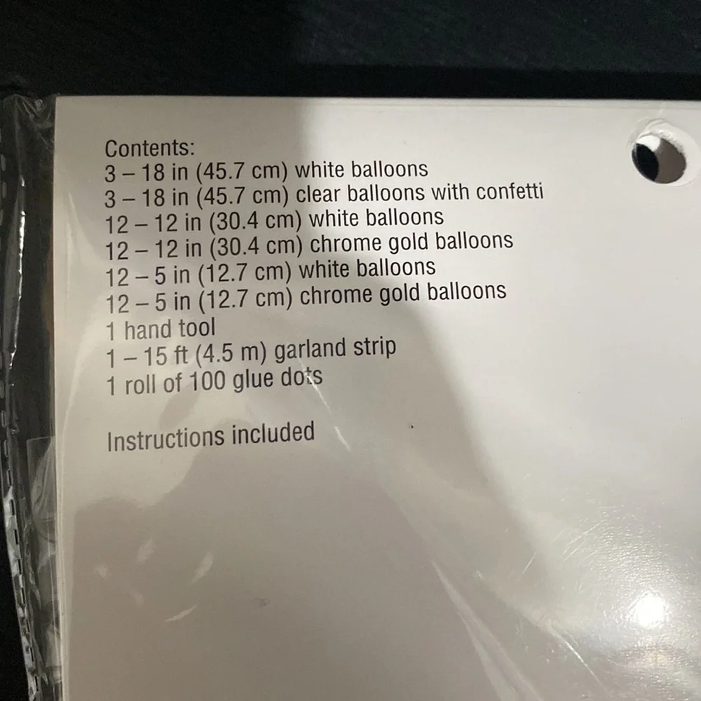 2 balloon garland sets